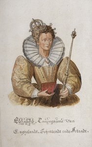 Portrét anglické královny Alžběty I. od English School