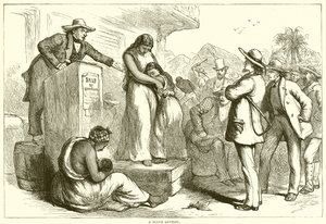 Dražba otroků (rytina) od English School