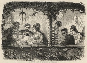 Večeře v kabinetu v Cremorne od English School