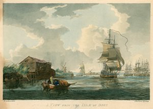 Pohled na Isle of Dogs od English School