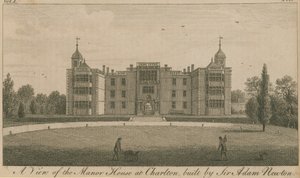 Pohled na Manor House v Charltonu, postavený Sirem Adamem Newtonem od English School