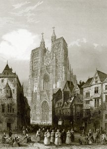 Katedrála Abbeville od English School