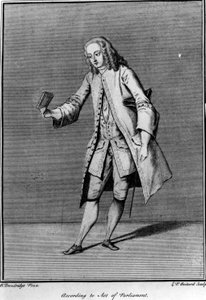 Podle zákona parlamentu, který vytvořil Louis Phillippe Boltard po Bartholomew Dandridge, 1737 od English School