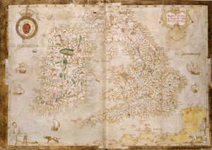 Přidat. 62540, ff.3v-4, Mapa Velké Británie a Irska, z 