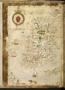 Přidat. 62540, ff.3v-4, Mapa Velké Británie a Irska, z 