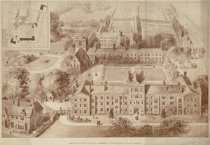 Přírůstky k Jesus College, Cambridge (rytina) od English School