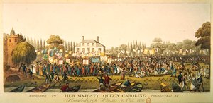 Projevy k Jejímu Veličenstvu královně Caroline přednesené v Brandenburgh House dne 30. října 1820 od English School