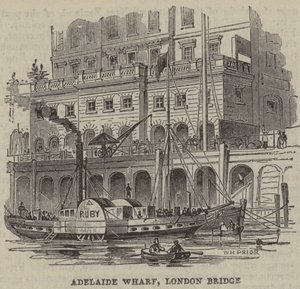 Adelaide Wharf, London Bridge od English School