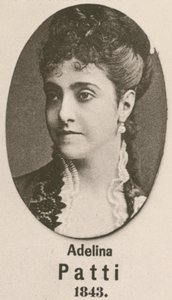 Adelina Patti (rytina) od English School