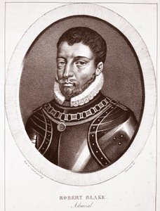 Admirál Robert Blake, připisovaný Fauconnierovi, vyryl de Langlume od English School