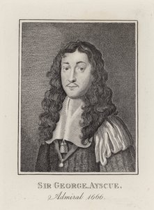 Admirál Sir George Ayscue (rytina) od English School