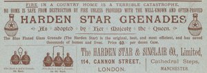Reklama na Harden Star Grenades od English School