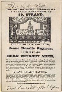 Reklama na vystoupení od Jeane Rosalie Raymon od English School