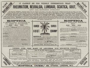 Reklama, Koptica Cure (rytina) od English School