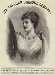 Reklama, The Parisian Diamond Company (rytina) od English School