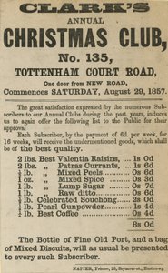 Reklama na každoroční vánoční klub Clarks od English School