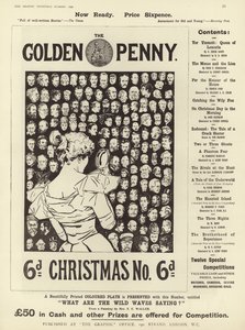 Reklama na vánoční číslo Golden Penny od English School