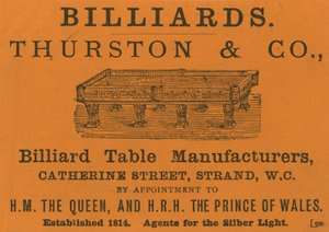 Reklama pro Thurston & Co od English School