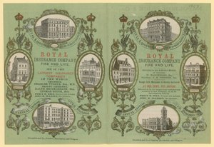 Reklama pro Royal Insurance Company od English School