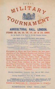 Reklama na Royal Military Tournament od English School