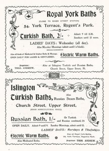 Reklama na Royal York Baths od English School