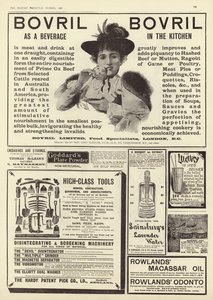 Reklama se rozšířila z The Graphic Christmas Number 1896