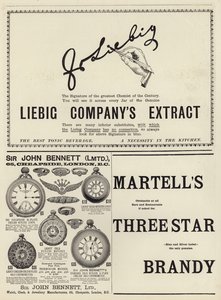 Reklama se rozšířila z The Graphic Christmas Number 1897 od English School