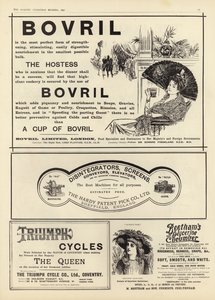 Reklama se rozšířila z The Graphic Christmas Number 1897