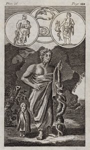 Aesculapius (rytina) od English School