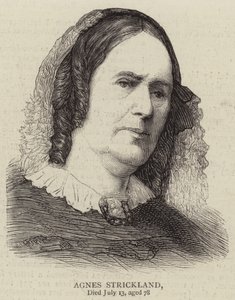 Agnes Strickland (rytina) od English School