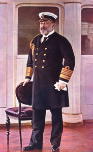 Albert Edward Prince z Walesu, čestný admirál flotily, 1898 od English School