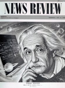 Albert Einstein na obálce 