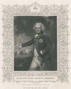Alexander Hood, 1. vikomt Bridport, ilustrace z knihy "England