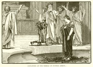 Alexandra v chrámu Jupitera Ammona od English School
