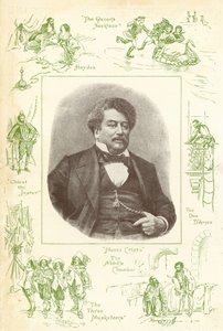 Alexandre Dumas, autor knihy Hrabě Monte Cristo od English School