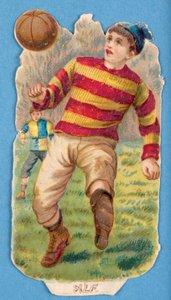 Alf, vystřihovánka fotbalisty, 80.-90. léta 20. století od English School