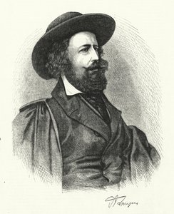 Alfred Lord Tennyson (rytina) od English School
