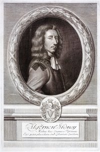 Algernon Sidney , anglický republikánský politický teoretik a voják (rytina) od English School