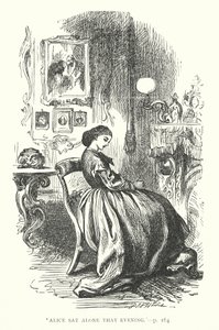 "Alice seděla toho večera sama" (rytina) od English School