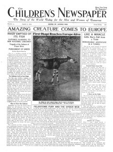 Amazing Creature Comes to Europe, titulní strana 