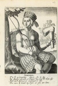 Amerika malovaná k životu: Pravdivá historie Španělů Postup při dobývání indiánů, Sir Ferdinando Gorges a další od English School