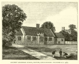 Ancient Grammar School, Boston, Lincolnshire, založena AD 1567 od English School