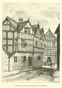 Ancient Street, Nantwich, Cheshire od English School