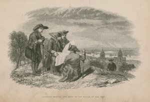 Anderson čte zprávy o bitvě na Nilu; ilustrace z Poor Jack od Fredericka Marryata od English School