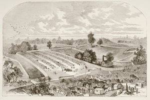 Andersonville věznice (litho) od English School