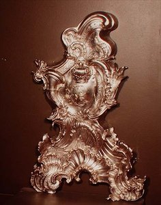 Andiron, Philip Jacob Drentwelt, 1747-49 (stříbro) od English School