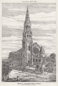 Anerley Congregational Church (rytina) od English School