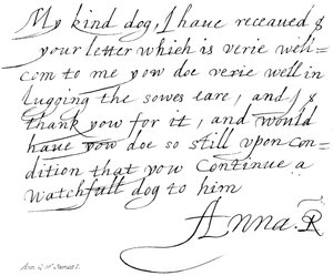 Ann, Q z Jamese I od English School