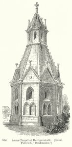Kaple Anny v Heiligenstadtu (rytina) od English School