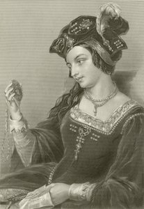 Anna Boleynová, druhá manželka krále Jindřicha VIII od English School